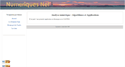 Desktop Screenshot of numeriques.net