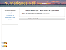 Tablet Screenshot of numeriques.net